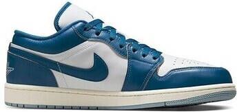 Jordan Air 1 Low White Blue Grey Sail Industrial Blue- Heren White Blue Grey Sail Industrial Blue - Foto 2