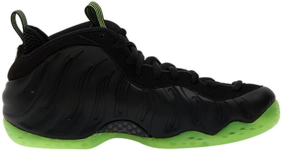 Nike Basketbalschoenen Baskets Air Foamposite noir et vert fluo