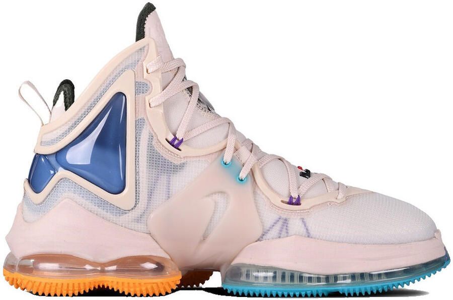 Nike Lebron 19 Pearl White University Gold Game Royal Schoenmaat 40 1 2 Basketball Performance Mid DC9339 200