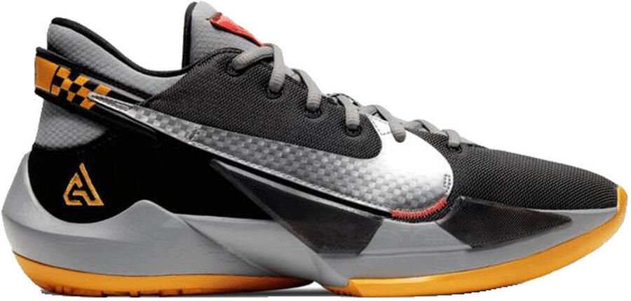 Nike Zoom Freak 2 Black Metallic Silver Particle Grey Schoenmaat 40 Basketball Performance Mid CK5424 006