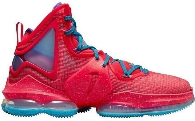 Nike Lebron 19 Siren Red Siren Red Laser Blue Schoenmaat 51 1 2 Basketball Performance Mid CZ0203 600 - Foto 4