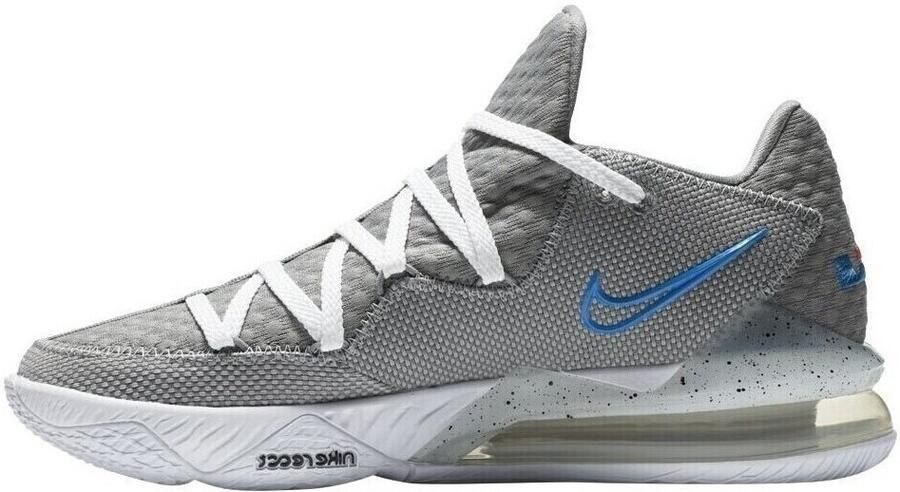 Nike LeBron 17 XVII Low Heren Basketbalschoenen Sneakers Sport schoenen Grijs CD5007