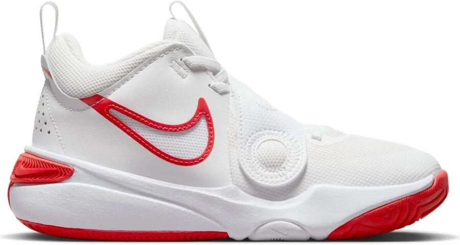 Nike Team Hustle D 11 Basketbalschoenen voor kids Wit
