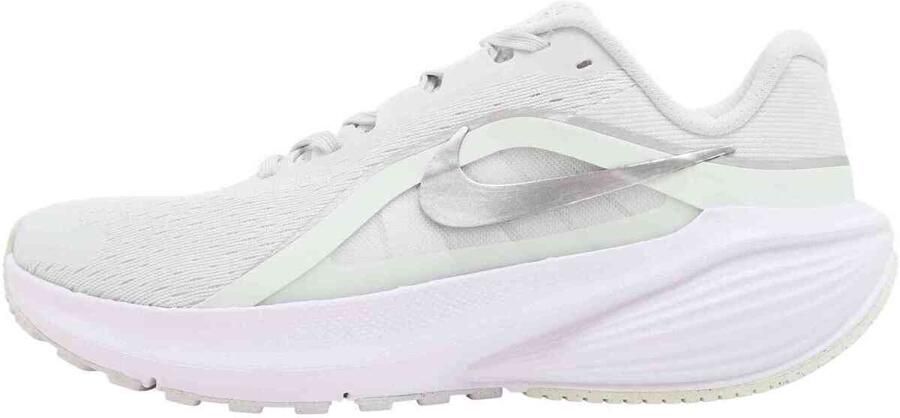 Nike Downshifter 14 Sneakers Dames Wit Mesh Synthetisch