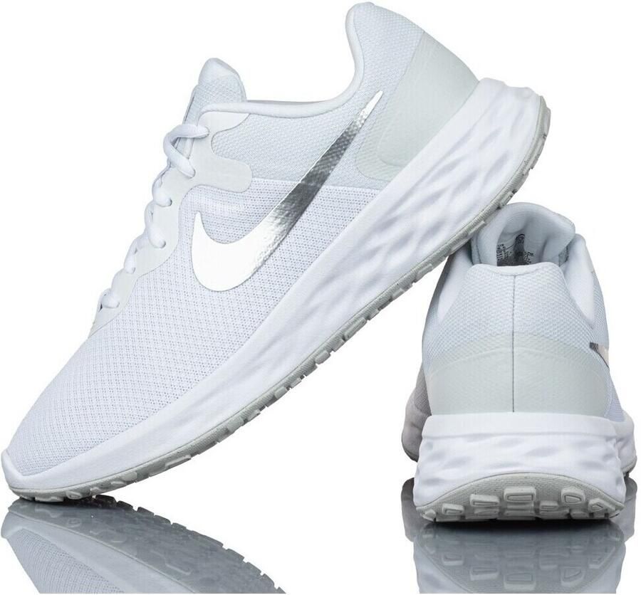 Nike Revolution 6 Next Nature Hardloopschoenen Sportschoenen Vrouwen Wit Zilver - Foto 11