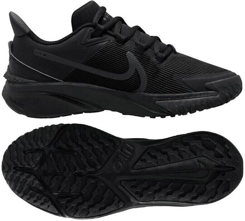 Nike Star Runner 4 Zwart Zwart Anthracite Zwart Star Runner Lifestyle Kinder Sneakers voor en - Foto 2