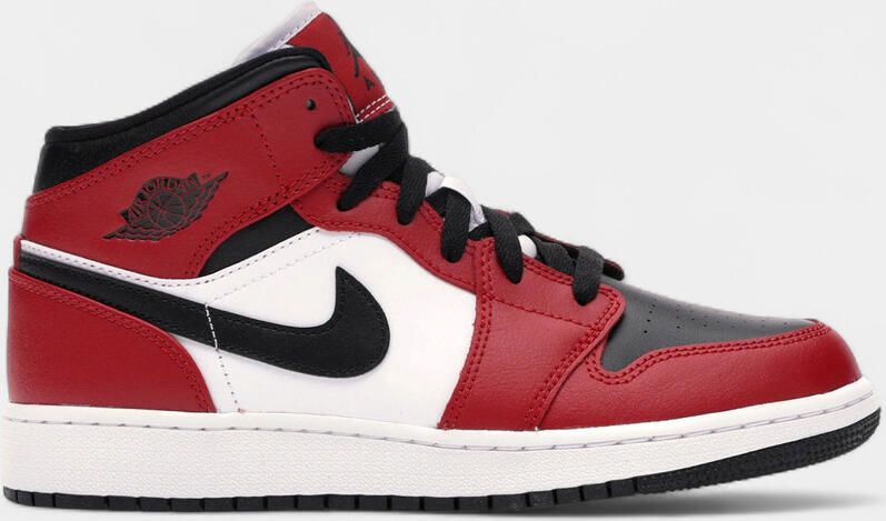Nike Hoge Sneakers 1 Mid Chicago Black Toe (GS)
