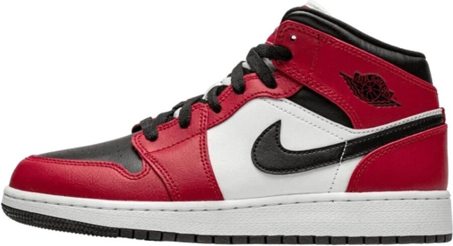 Nike Hoge Sneakers 1 Mid Chicago Black Toe
