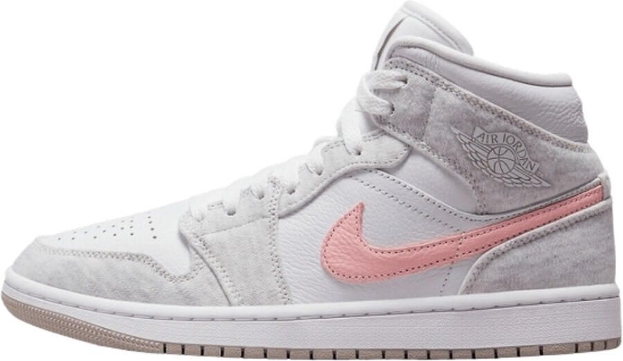 Jordan Wmns Air 1 Mid Se Lt Iron Ore Atmosphere White Sneakers DN4045 001