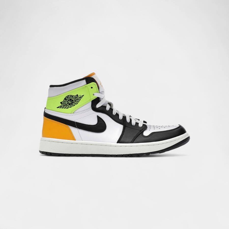 Nike Hoge Sneakers Jordan 1 Retro High Golf White University Gold Volt Black