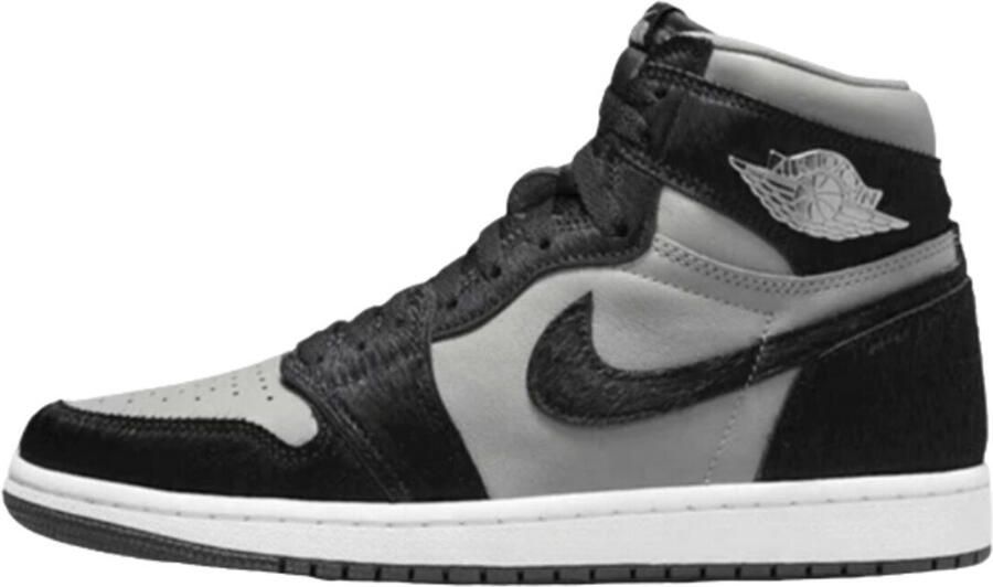 Jordan Wmns Air 1 Retro Hi Og Medium Grey Black-White