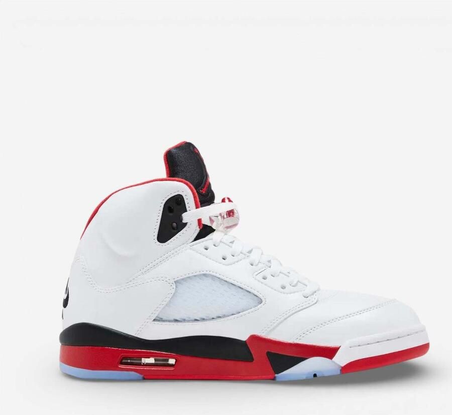 Nike Hoge Sneakers 5 Retro Fire Red Black Tongue (2025) - Foto 2