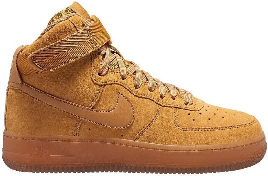 Nike Air Force 1 High Lv8 3 (gs) Basketball Schoenen wheat wheat gum light brown 40 beschikbare maaten:36.5 37.5 38.5 39 40