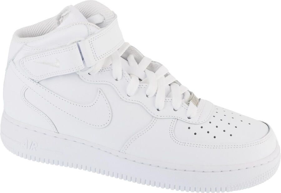 Nike Air Force 1 Mid 07 Triple Black Heren Sneakers Schoenen Zwart CW2289 - Foto 13