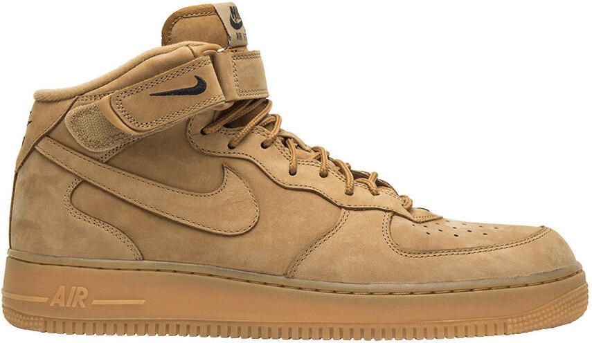 Nike Hoge Sneakers Air Force 1 Mid Flax Outdoor Green