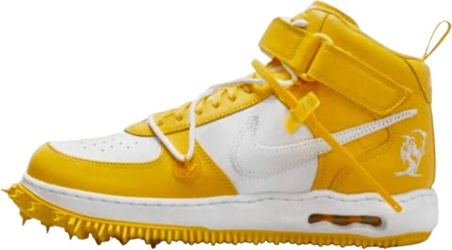 Nike Hoge Sneakers Air Force 1 Mid SP Off-White Varsity Maize