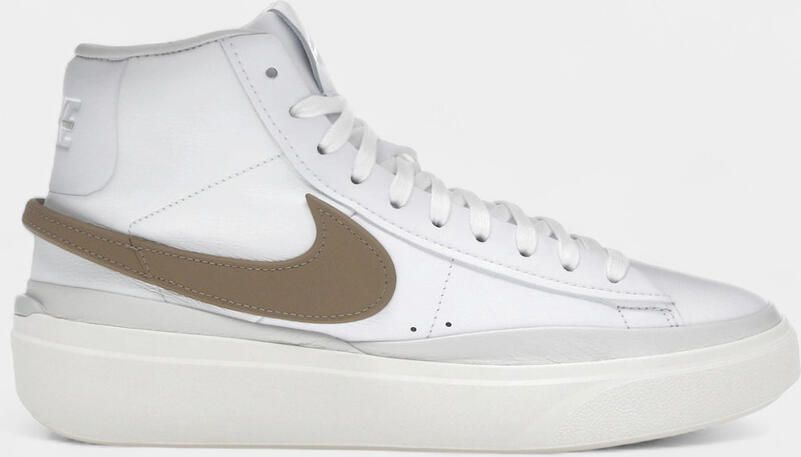 Nike Hoge Sneakers Blazer Phantom Mid White Khaki