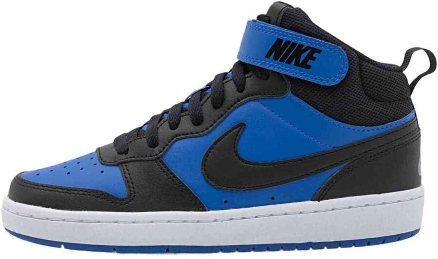 Nike Court Borough Mid 2 Kinderschoenen Blauw