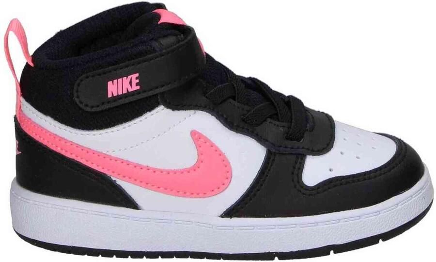 Nike Court Borough Mid 2 Zwart Klittenband Sneakers - Foto 2