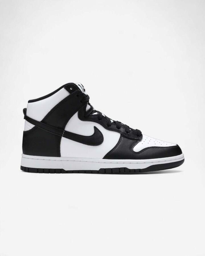 Nike Hoge Sneakers Dunk High Panda Black White (2021)