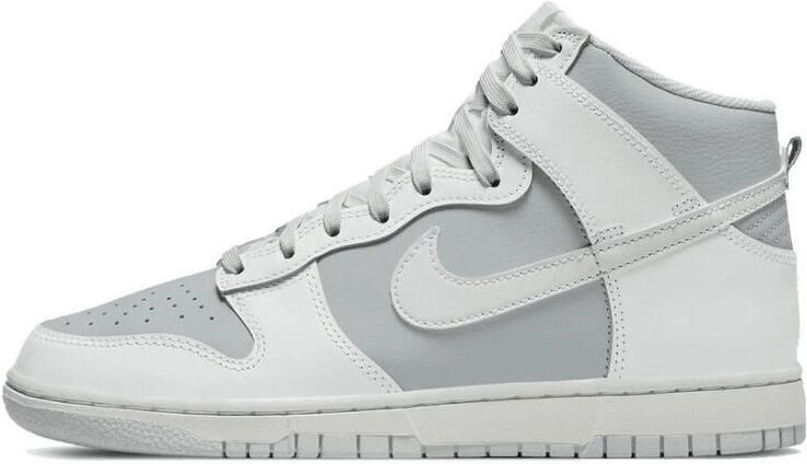 Nike Hoge Sneakers Dunk High Retro Grey White