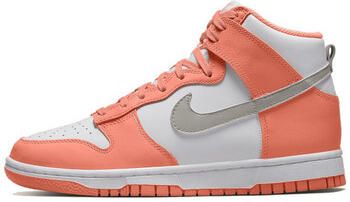 Nike Hoge Sneakers Dunk High Salmon Grey