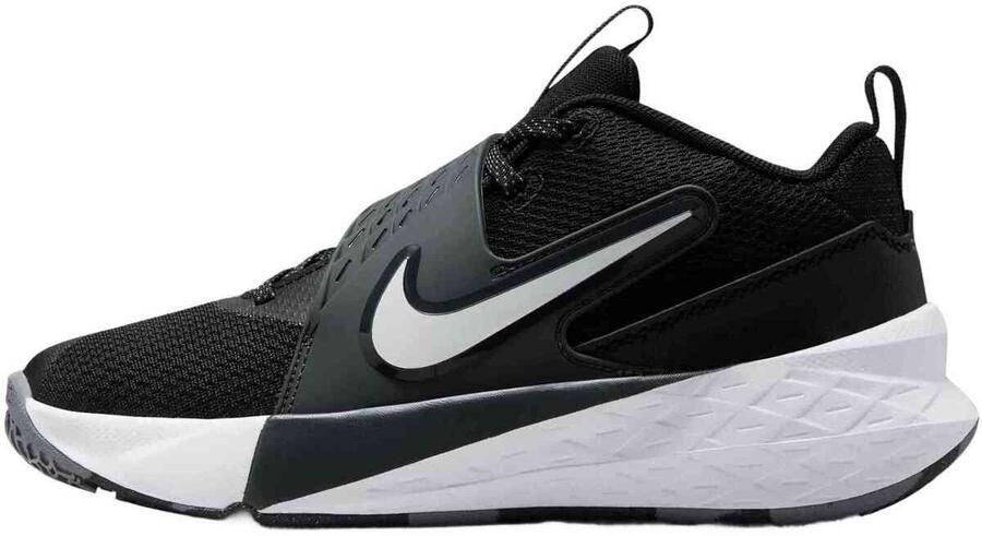 Nike Team Hustle D 12 basketbalschoenen voor kids Zwart