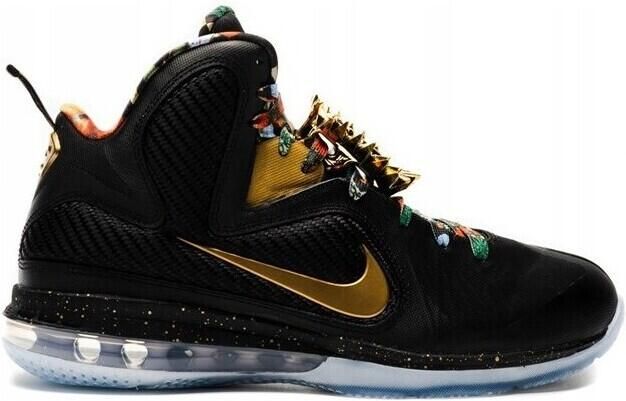 Nike Lebron 9 Black Metallic Gold Schoenmaat 40 1 2 Sneakers DO9353 001