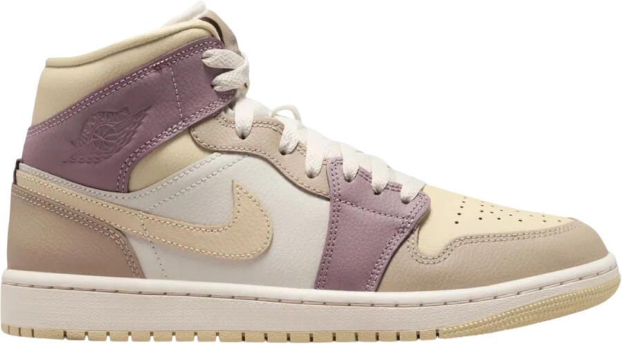 Jordan Air 1 Mid Dames Light Orewood Brown Khaki Taupe Grey Team Gold- Dames Light Orewood Brown Khaki Taupe Grey Team Gold - Foto 3