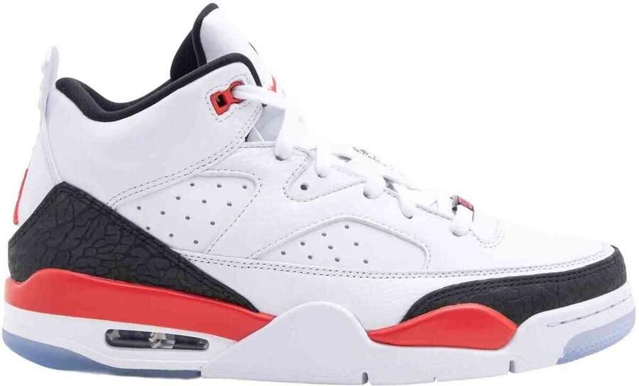 Nike Hoge Sneakers Son of Mars Low "White Light Crimson Black"
