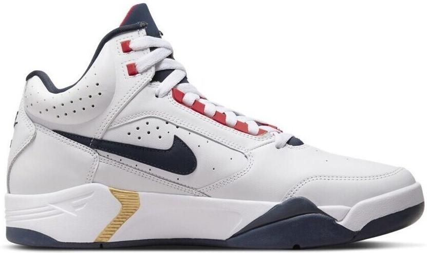 Nike Air Flight Lite Mid White Midnight Navy University Red Schoenmaat 38 1 2 Sneakers DJ2518 102 - Foto 8
