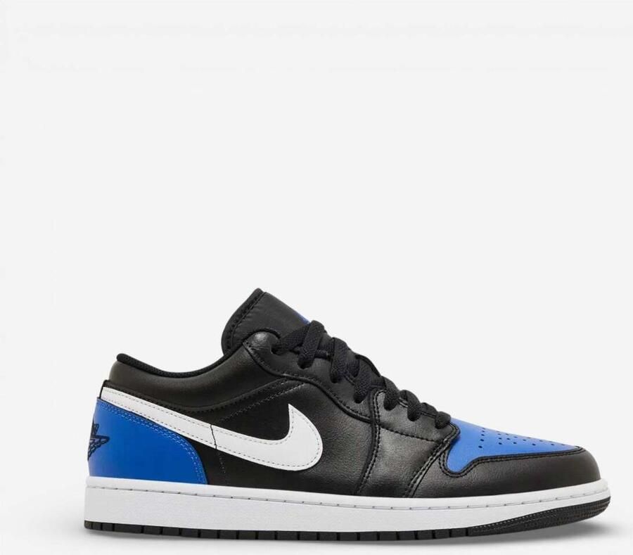 Nike Lage Sneakers Jordan 1 Low Black Royal Toe - Foto 2