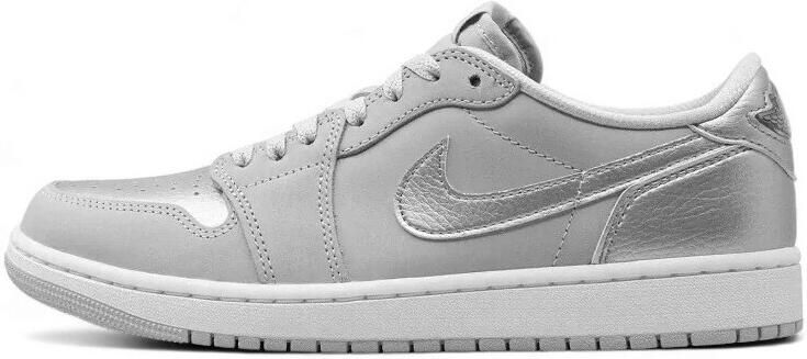 Nike Lage Sneakers 1 Low OG Metallic Silver - Foto 3
