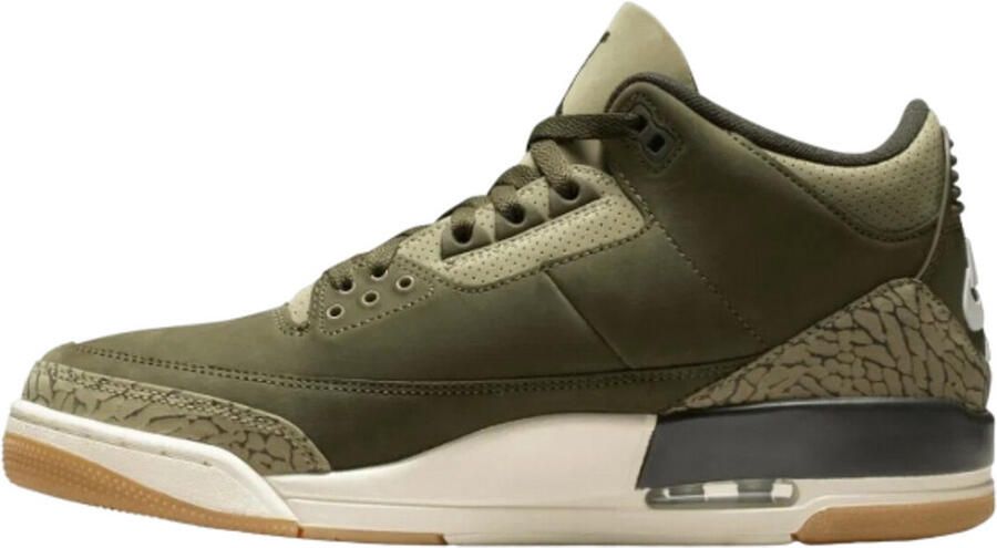 Jordan Air 3 Retro 'Medium Olive' kinderschoenen Groen - Foto 5