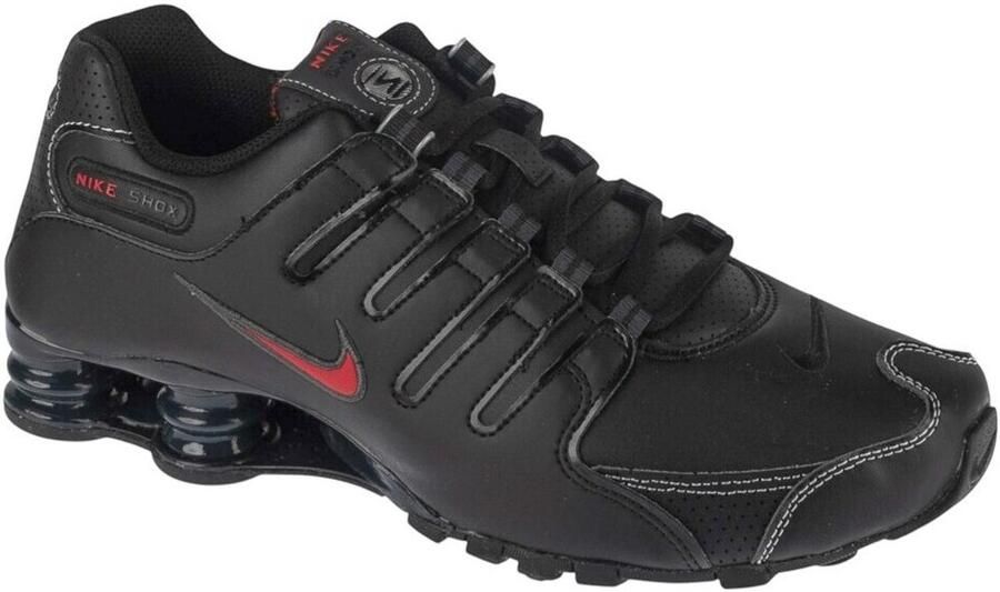 Nike Sneakers Shox NZ Noir Varsity Rouge - Foto 3