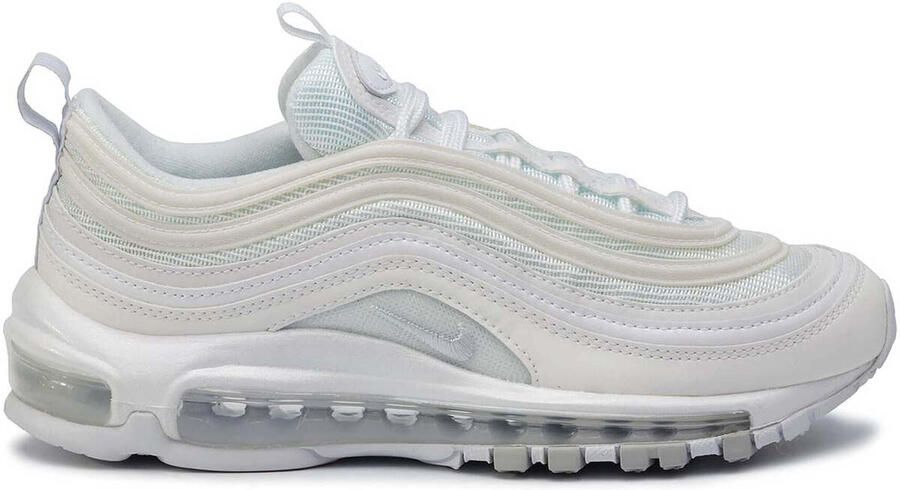 Nike Air Max 97 Dames Schoenen White Leer Textil Synthetisch Foot Locker