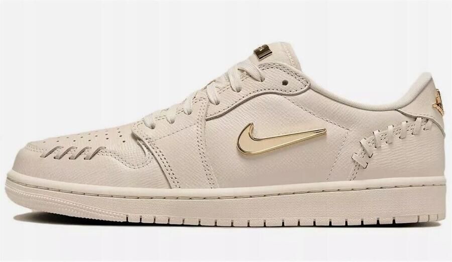 Nike Air Jordan 1 Low 'Method Of Making' Legend Light Brown Gold Sneakers Doos Zonder Deksel - Foto 4