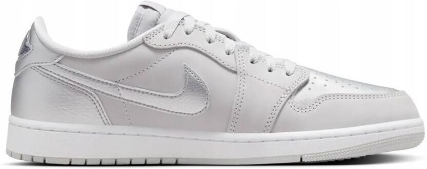 Nike Air Jordan 1 Retro Low OG Sneakers Neutral Grey Metallic Silver - Foto 2