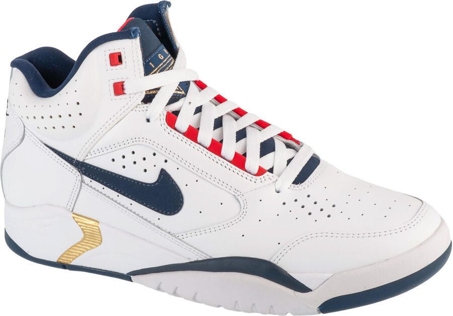 Nike Air Flight Lite Mid White Midnight Navy University Red Schoenmaat 38 1 2 Sneakers DJ2518 102 - Foto 7