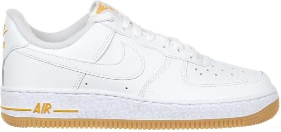 Nike Air Force 1 Low '07 White University Gold Gum DZ4512-100 WIT Schoenen - Foto 3