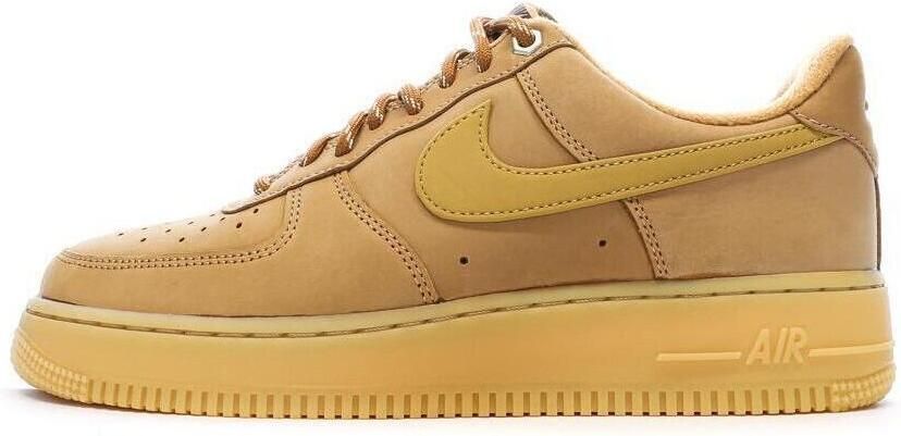 Nike Air Force 1 '07 Wb Flax Wheat Gum Light Brown Black Schoenmaat 44 1 2 Sneakers CJ9179 200 - Foto 4