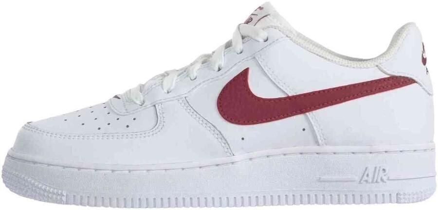 Nike Lage Sneakers Air Force 1 "Blanco Rojo"