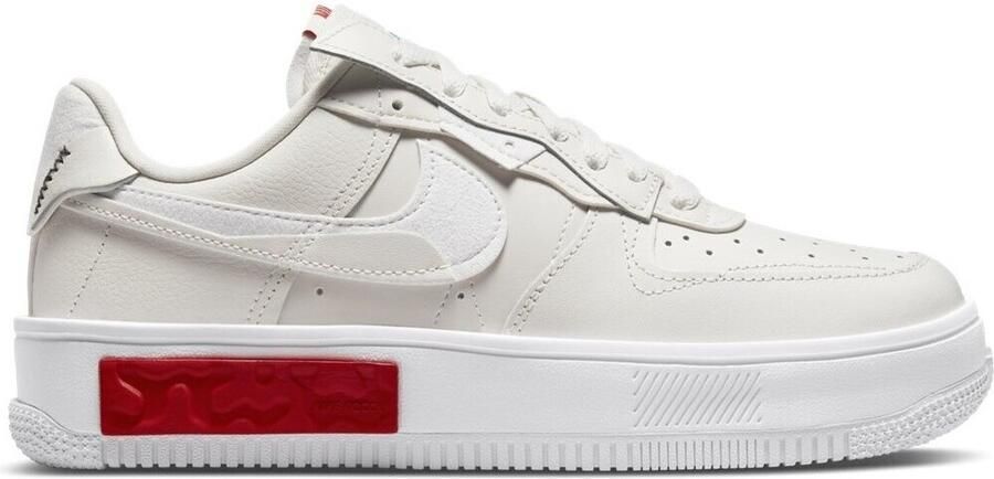 Nike Air Force 1 Fontanka Damesschoenen Phantom White University Red Phantom Dames - Foto 2