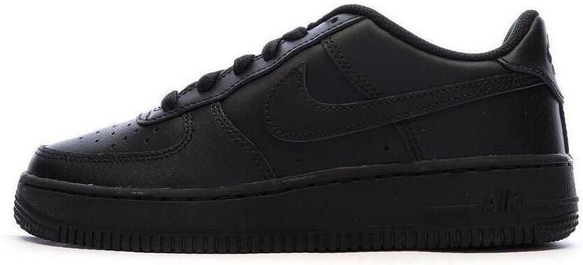 Nike Kids Air Force 1 Gs Low Black Black Black Shoes grade school 314192 009 - Foto 12