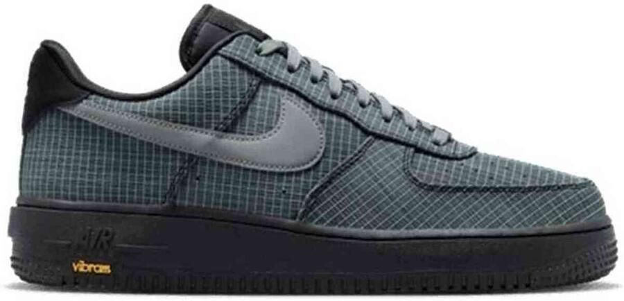 Nike Air Force Sneakers Heren Zwart Mesh Synthetisch