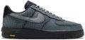 Nike Air Force Sneakers Heren Zwart Mesh Synthetisch - Zwart