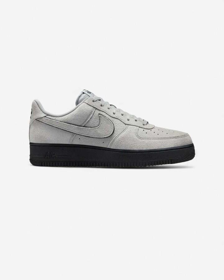 Nike Lage Sneakers Air Force 1 Low '07 LV8 Light Smoke Grey Suede Black