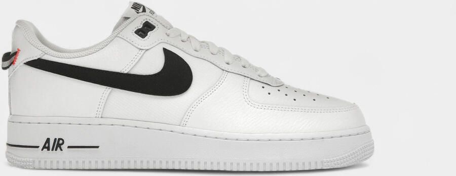 Nike Lage Sneakers Air Force 1 Low '07 LV8 White Black Bright Crimson