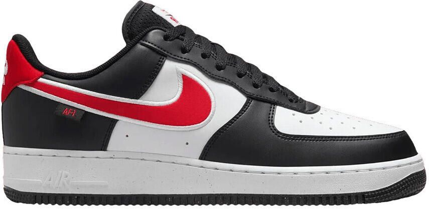 Nike Lage Sneakers Air Force 1 Low '07 Next Nature Black White University Red