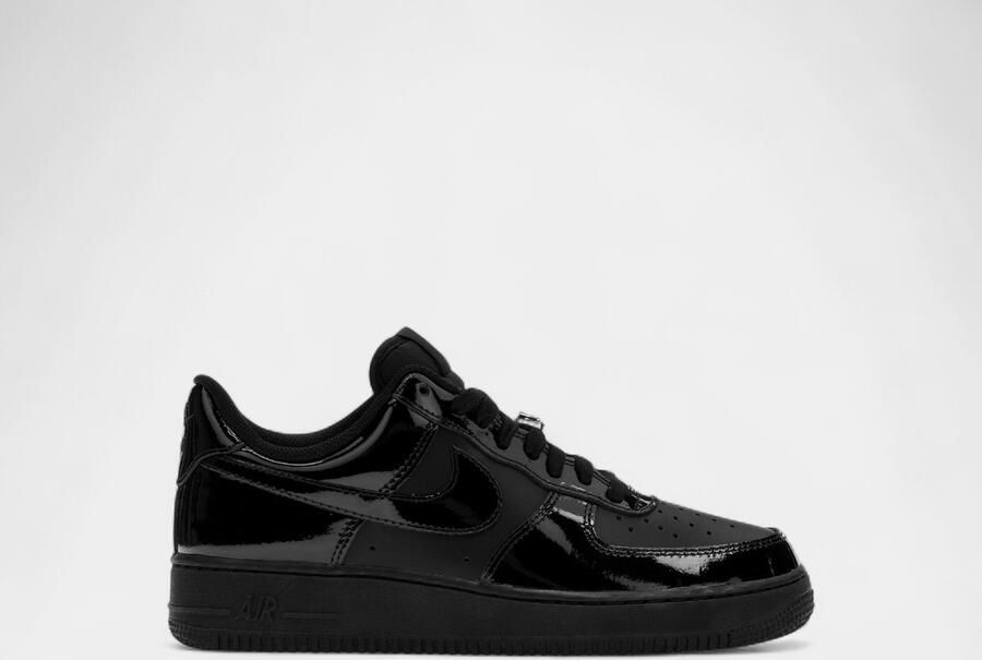 Nike Lage Sneakers Air Force 1 Low '07 Patent Black ( 's)